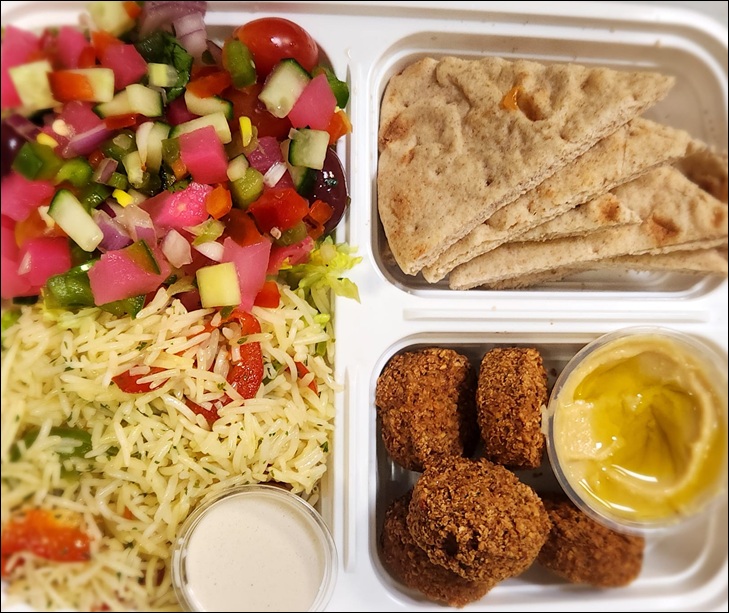 falafel meditterenean salad